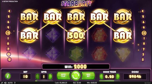 Casino NetEnt Starburst