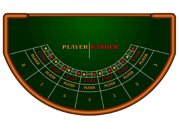 baccarat table