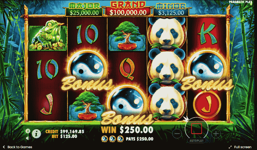 Panda’s Fortune Slot: A Slot Machine with Base Game Jackpots! hero image
