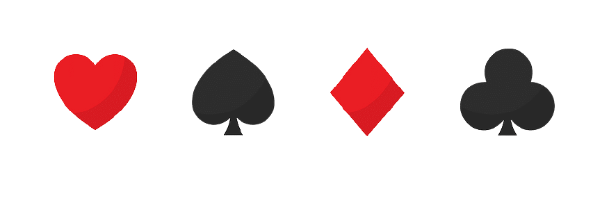 card suits icons