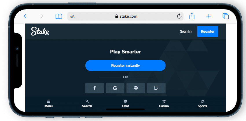 Stake.com Mobile 